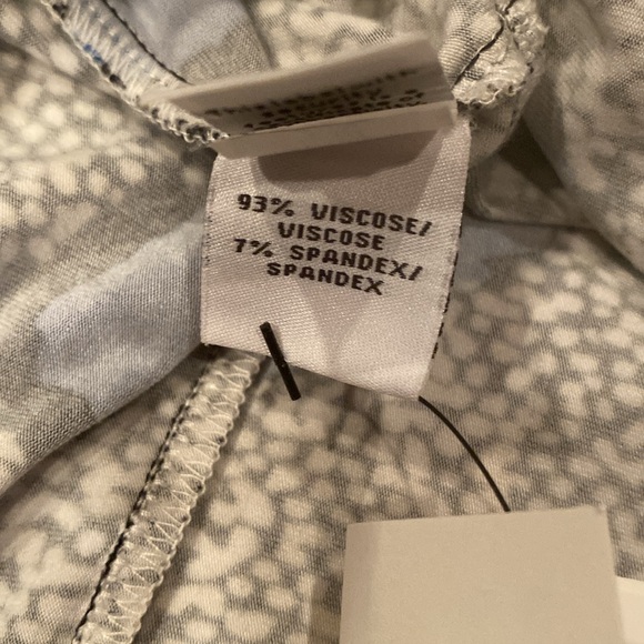 DVF Diane Von Furstenberg Samson Maxi Wrap Dress Blue Cheetah Sz 4 - Picture 11 of 11